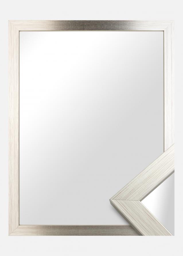 Espelho Prateado Wood - Tamanho personalizável