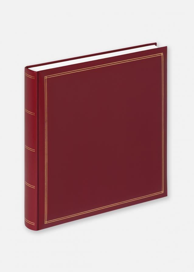 Monza Álbum Classic Vermelho - 34x33 cm (60 Páginas brancas / 30 folhas)