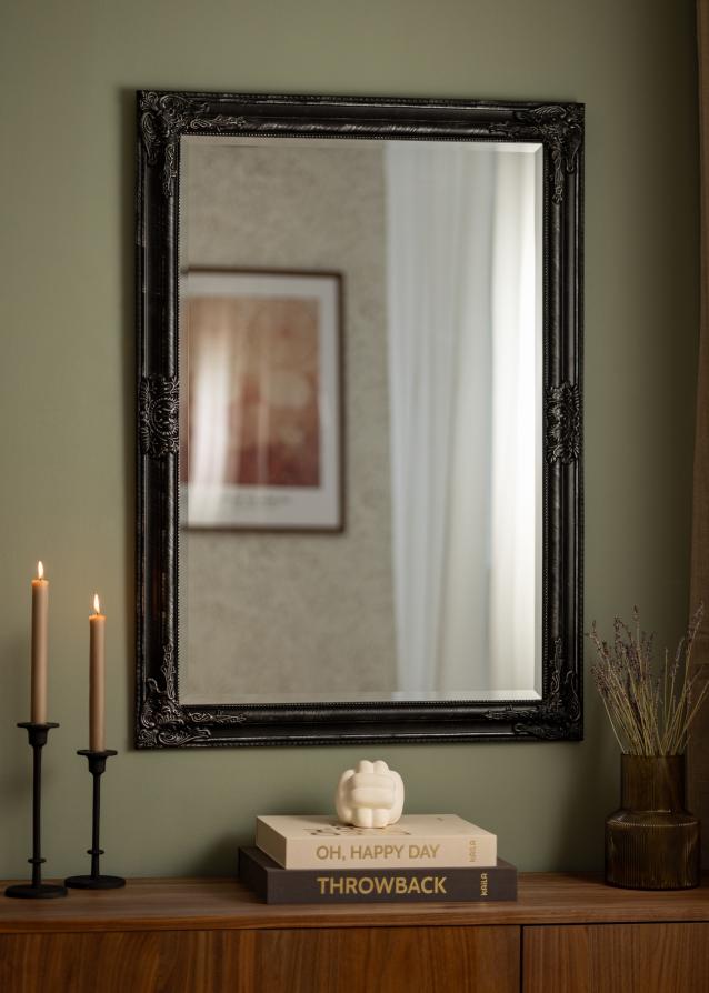 Espelho Bologna Preto 72x102 cm