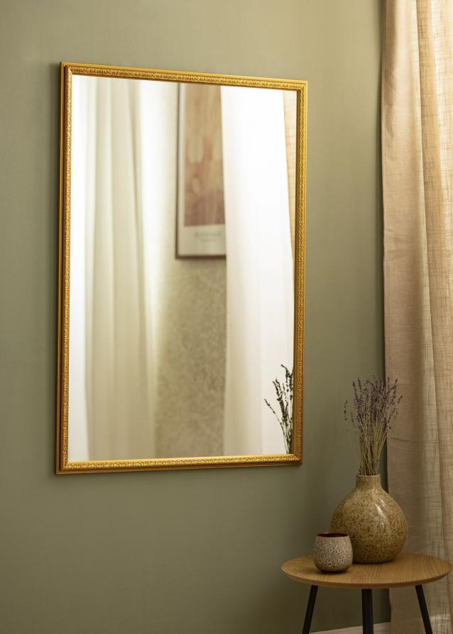 Espelho Nostalgia Dourado 65x95 cm