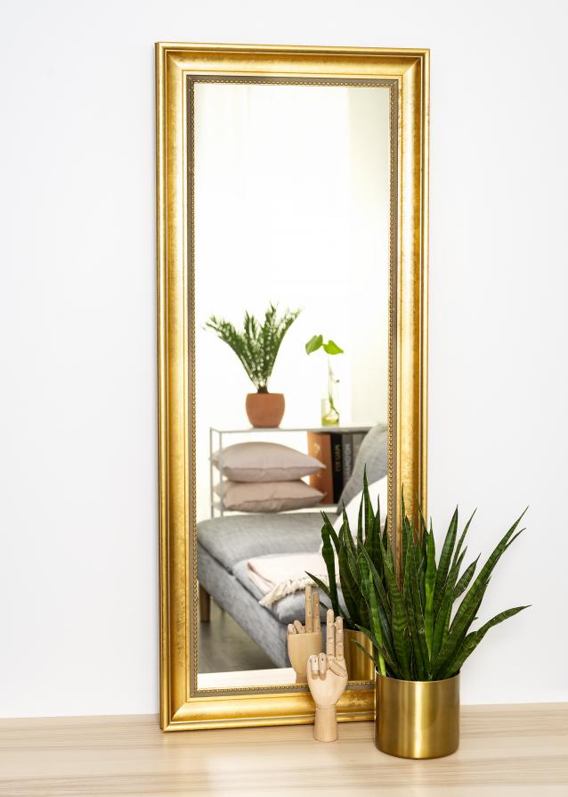 Espelho Baroque Clássico Dourado 57x137 cm