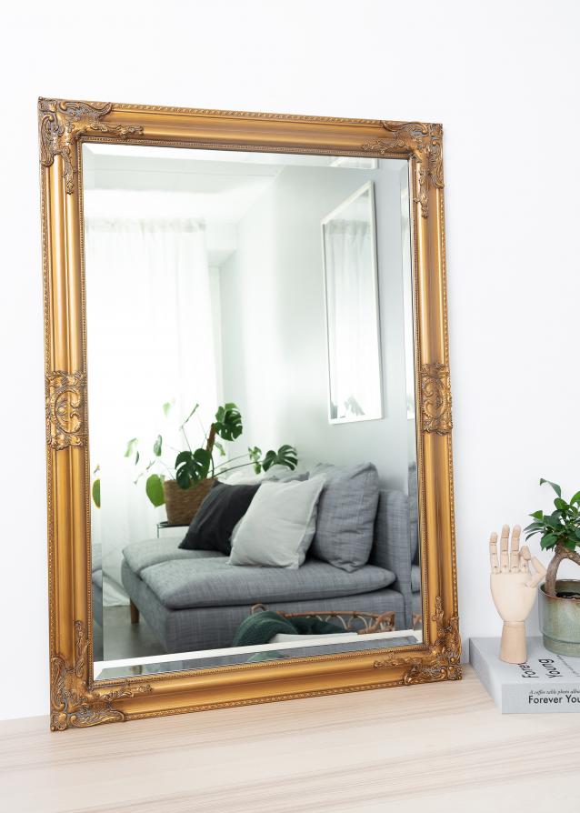 Espelho Bologna Dourado 72x102 cm