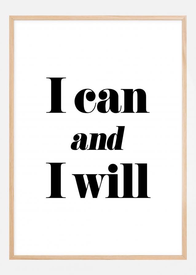 I can and I will Póster