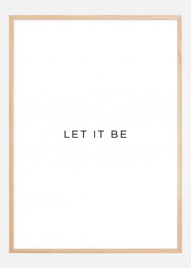 Let it be Póster