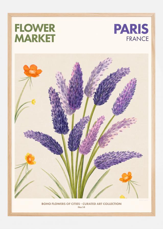 Flower Market - Paris Póster
