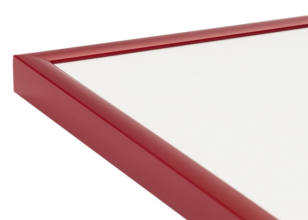 Moldura New Lifestyle Vermelho 70x100 cm - passe-partout Branco 61x91,5 cm