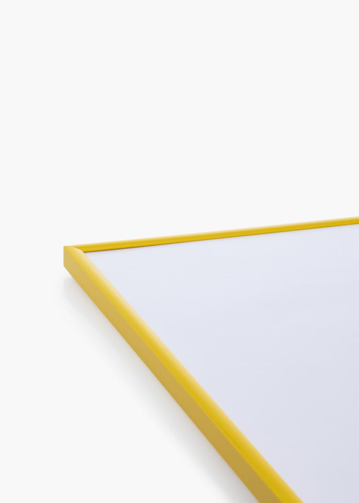 Moldura New Lifestyle Amarelo 40x50 cm - passe-partout Branco 31x41 cm