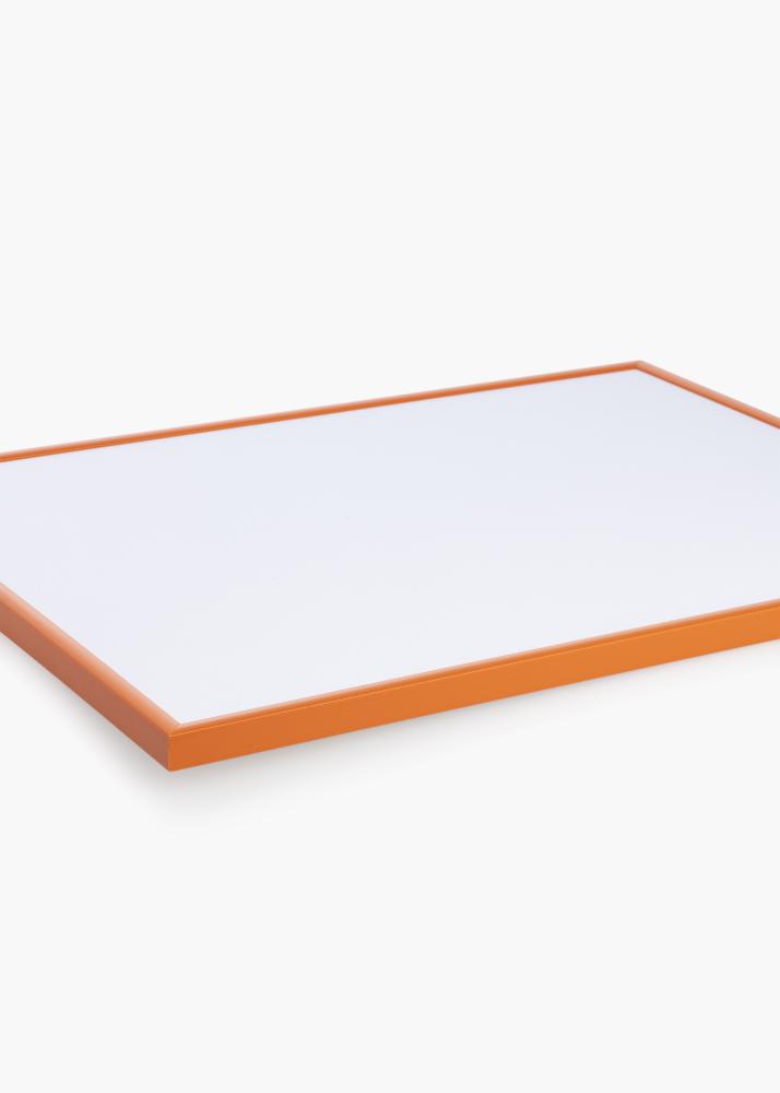 Moldura New Lifestyle Orange 40x50 cm - Passepartout Branco 31x41 cm