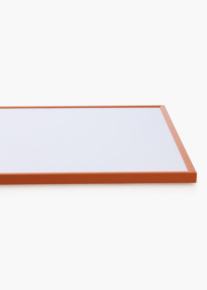 Moldura New Lifestyle Orange 40x50 cm - Passepartout Branco 31x41 cm