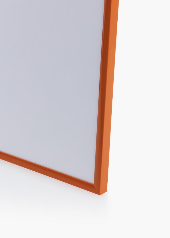 Moldura New Lifestyle Orange 40x50 cm - Passepartout Branco 31x41 cm