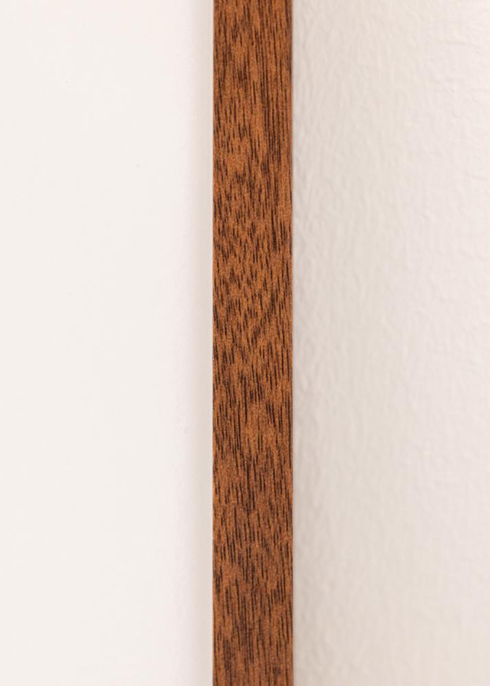 Moldura Modern Warm Brown 50x70 cm - Passepartout Branco 42x59,4 cm (A2)