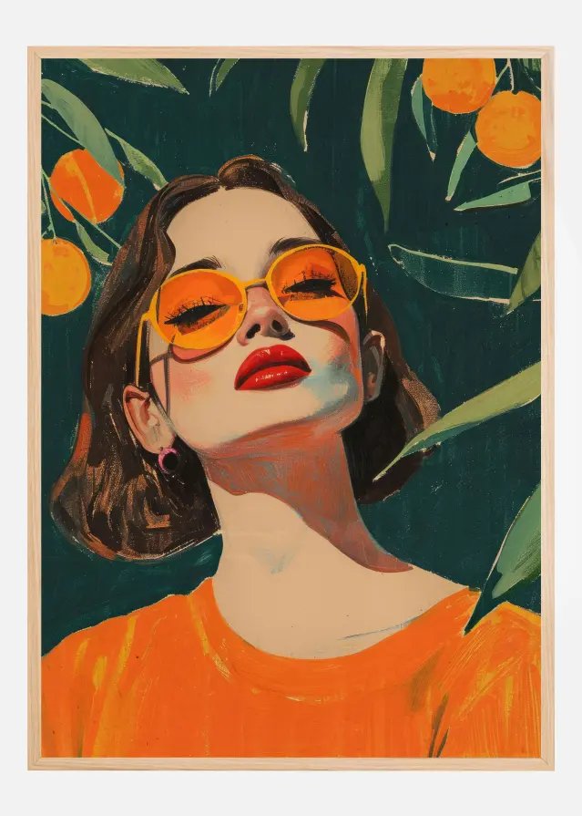 Under The Orange Tree Póster