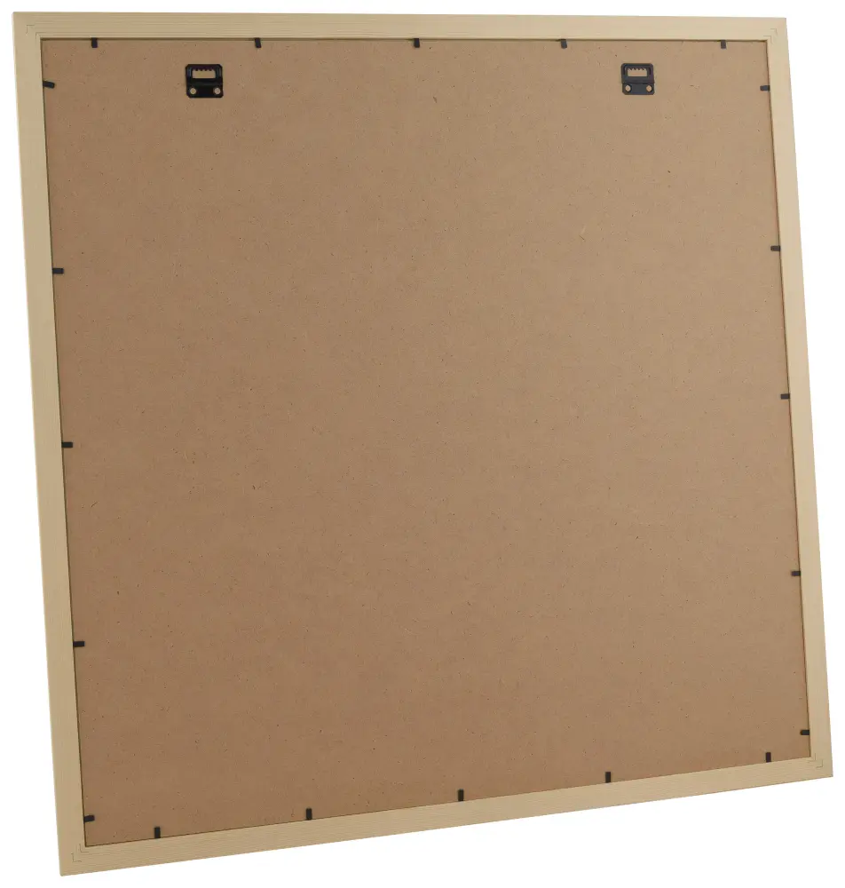 Moldura Trendline Natureza 60x60 cm - passe-partout Branco 20x20 inches