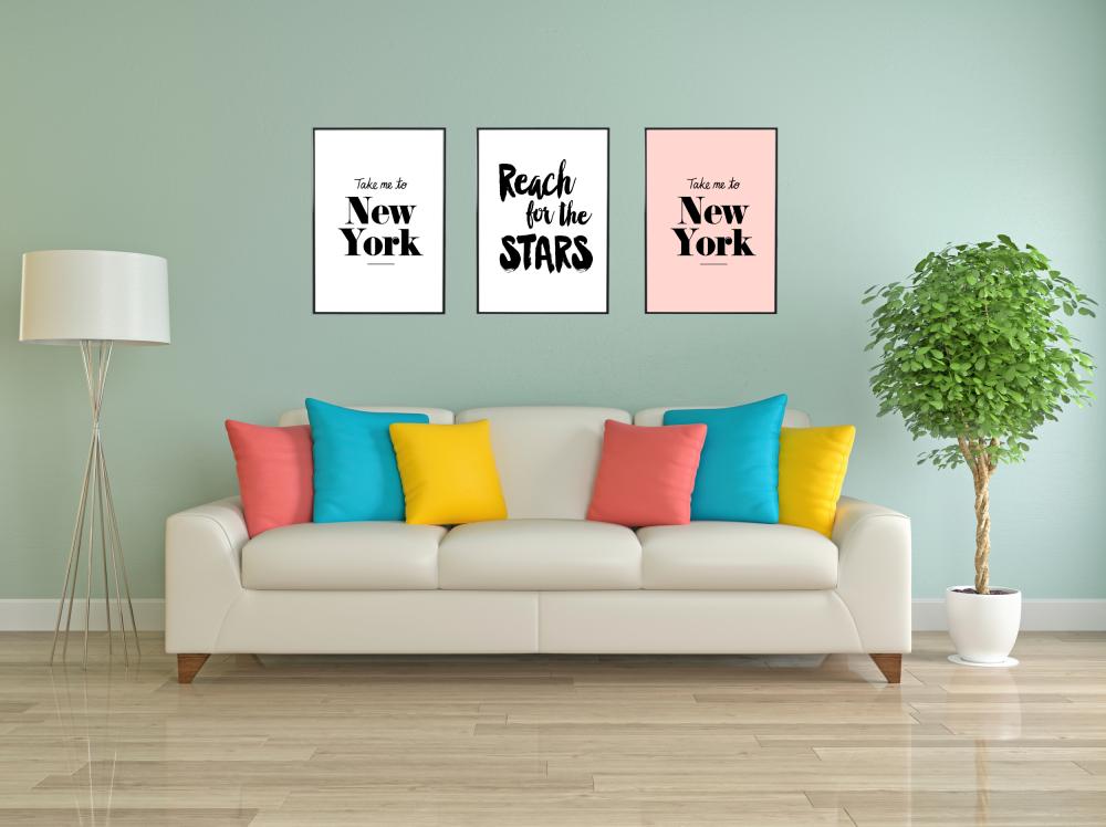 Take me to New York - Pink Póster