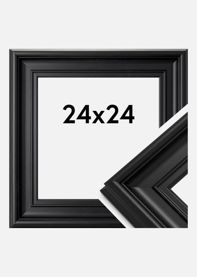 Moldura Mora Premium Preto 24x24 cm