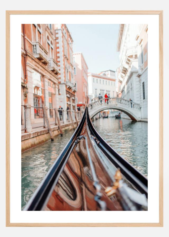 Gondola in Venice Póster