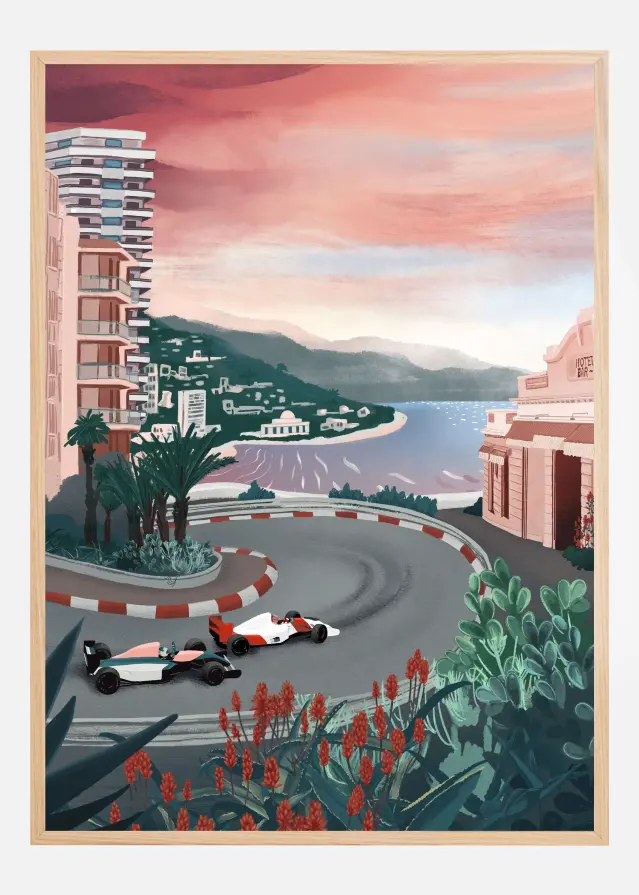 Monaco Circuit Póster