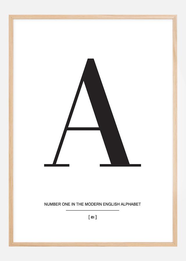 Letter A Póster