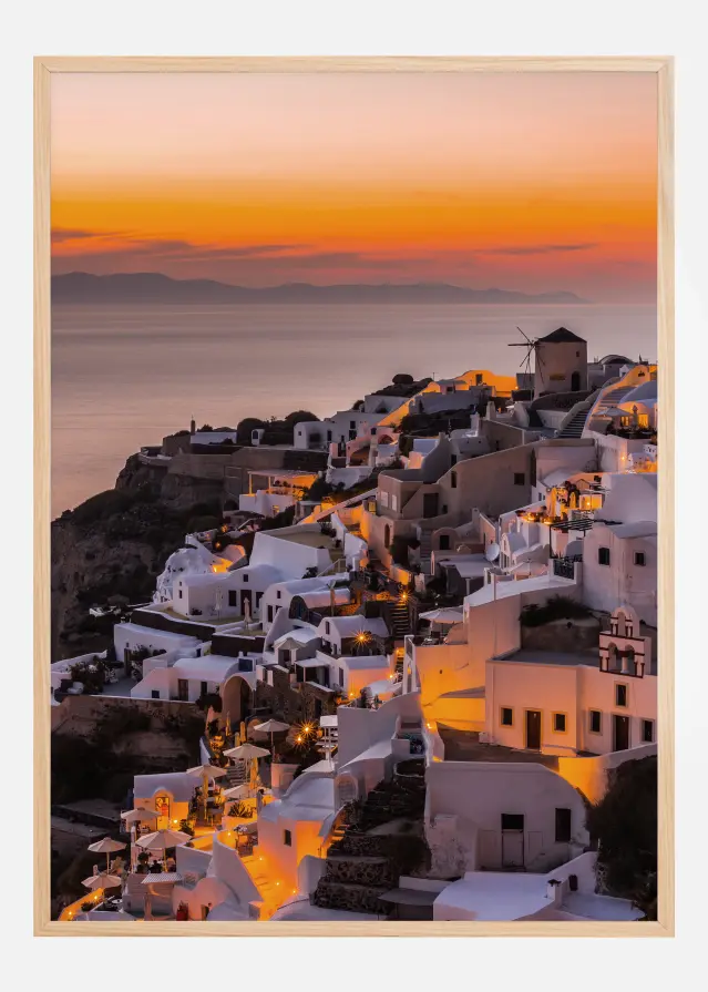 Calispera Santorini Póster