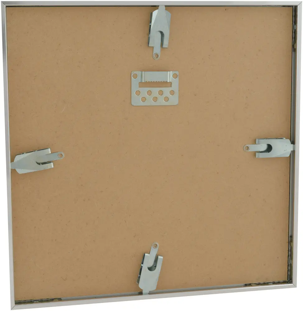Moldura Nielsen Premium Alpha Brilhante Prateado 30x30 cm