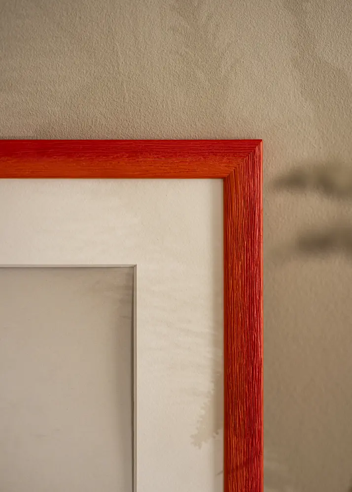 Moldura Cornwall Vermelho - Tamanho personalizável