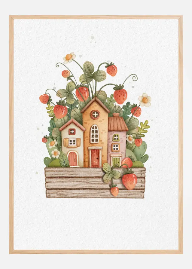 Sweet Strawberry House Póster