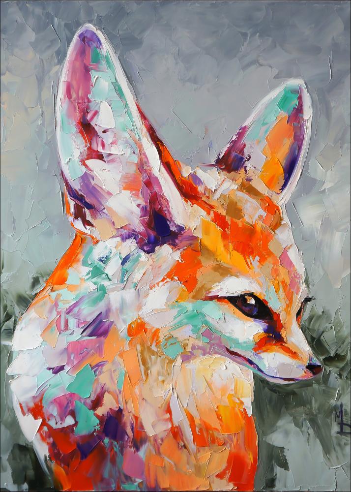 Fox Painting Póster