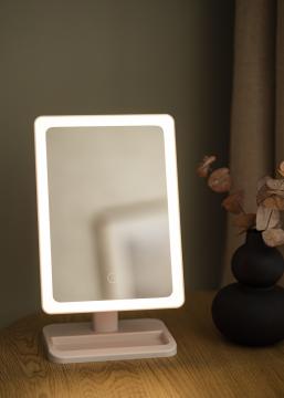 KAILA Espelho para toucador LED un.rip com coluna Bluetooth Branco 18x30 cm