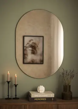 KAILA Espelho Oval Dfolha Bronze 70x100 cm