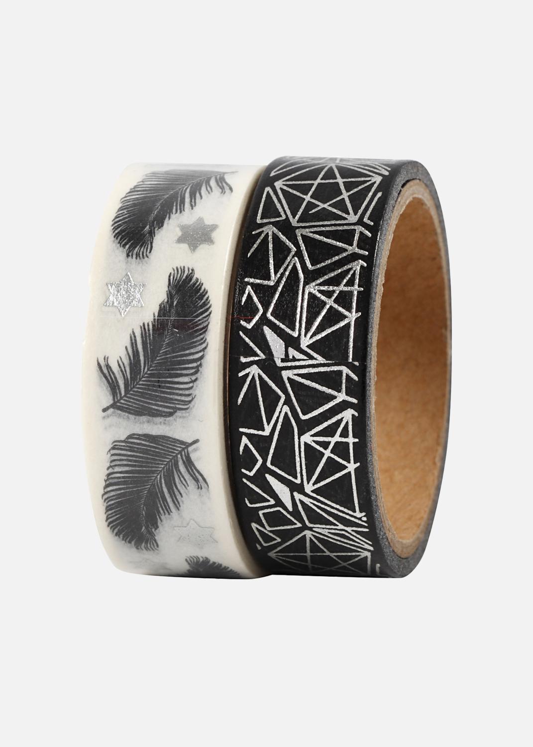 Product Image for Fita adesiva Washi Penas e motivos - 15 mm