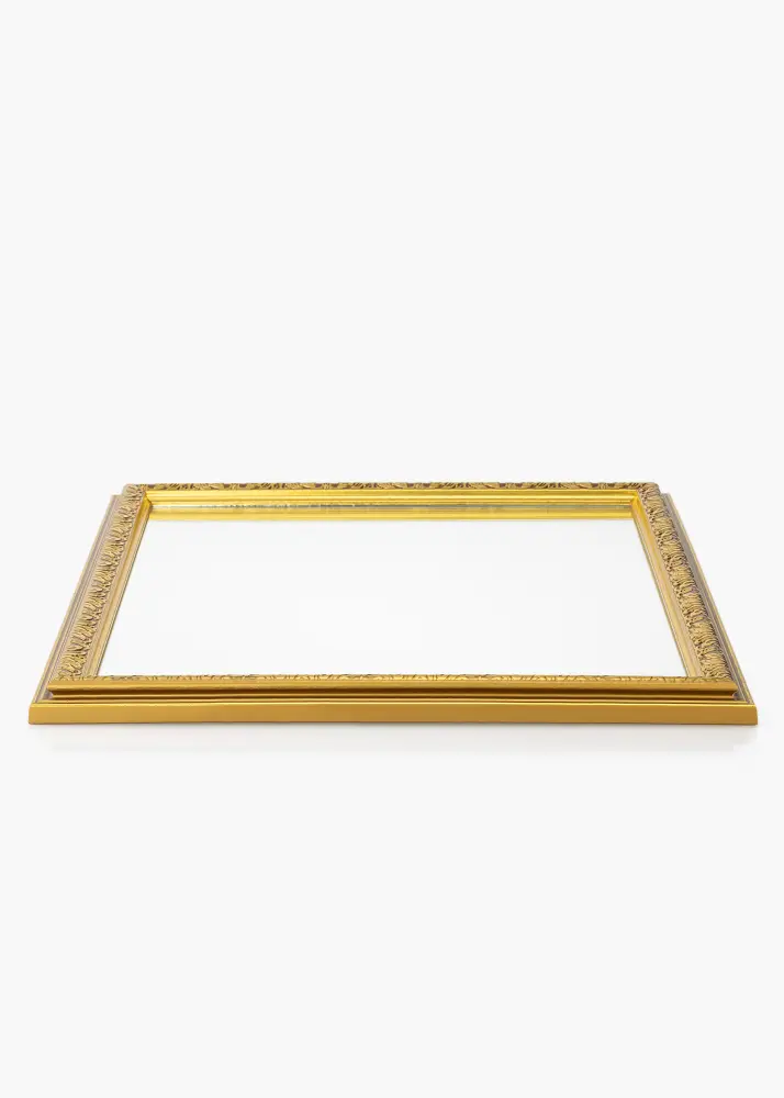 Espelho Nostalgia Dourado 34x44 cm