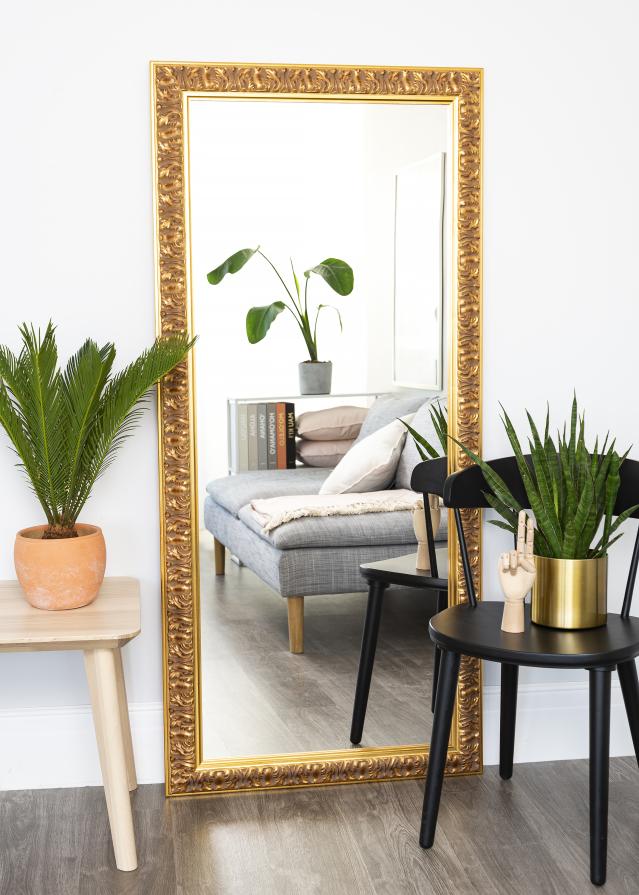 Espelho Baroque Dourado 77x167 cm