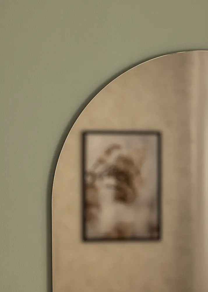 KAILA Espelho Oval Dfolha Bronze 70x100 cm
