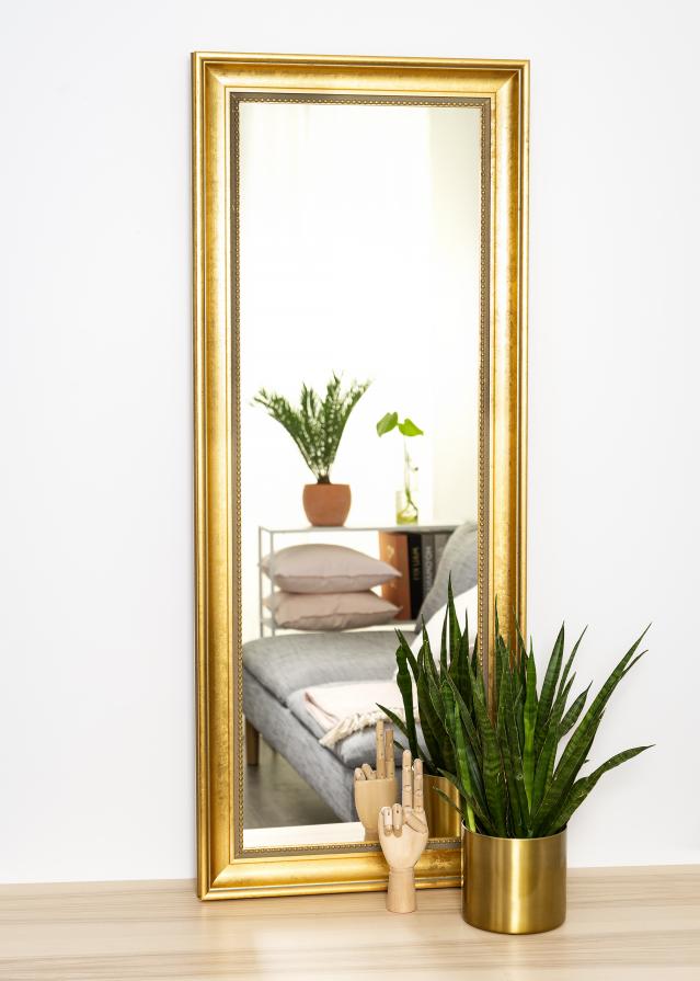 Espelho Baroque Clássico Dourado 57x137 cm