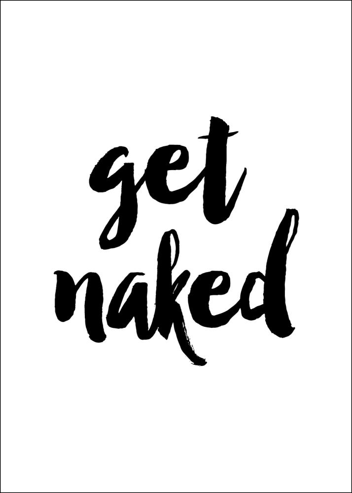 Get naked Póster