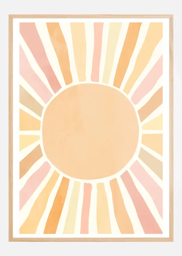 Boho sun Póster