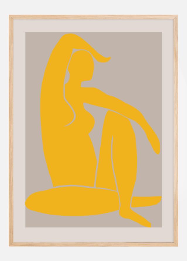 Yellow Figure Póster