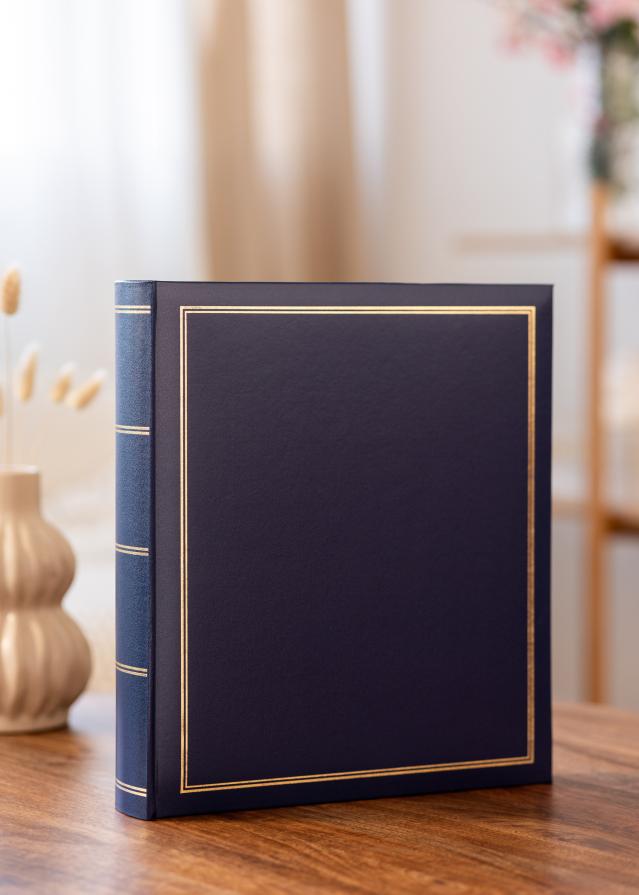 Classico Álbum Azul - 30x33 cm (100 Páginas brancas / 50 folhas)