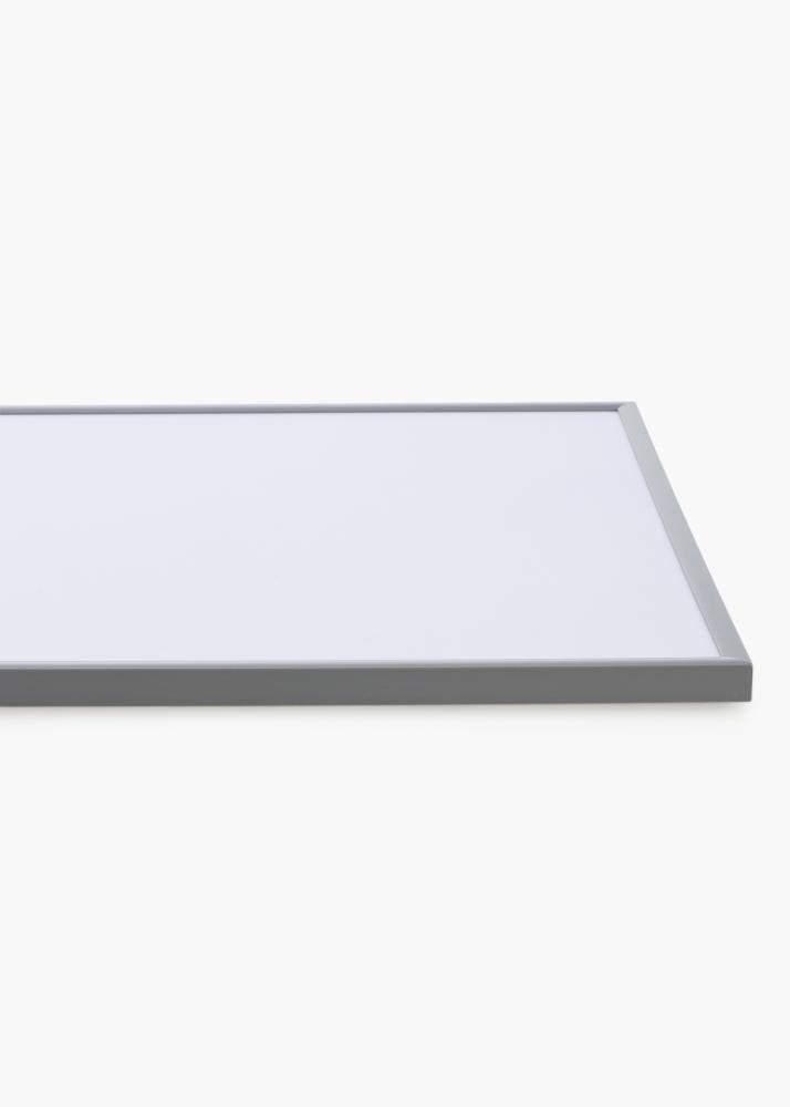 Moldura New Lifestyle Cinzento-claro 50x70 cm - Passe-partout Branco 42x59,4 cm