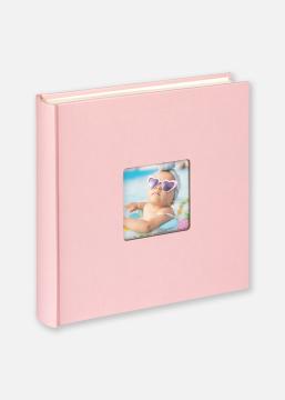 Fun Álbum de bebé Cor-de-rosa - 30x30 cm (100 Branco sidor/50 folhas)