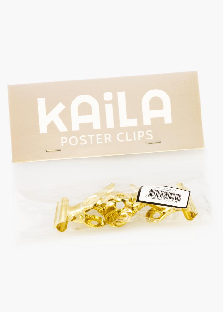 KAILA Póster Clip Gold 30 mm - 4-p