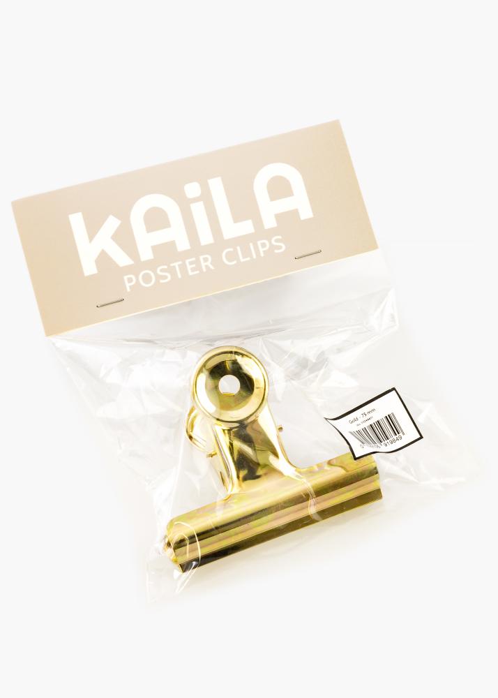 KAILA Póster Clip Gold - 75 mm