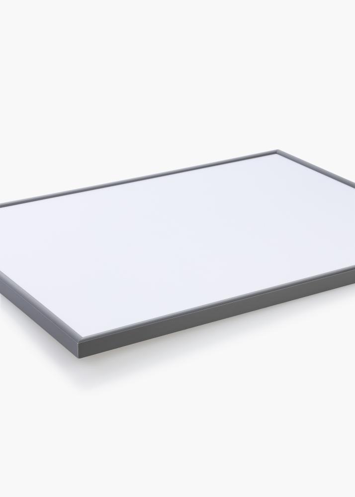 Moldura New Lifestyle Cinzento-escuro 30x40 - Passe-partout Branco 8x12 inches