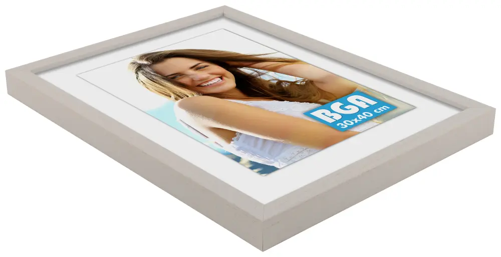 Moldura Bétulaö - LjusCinzento nervurado - Tamanho personalizável