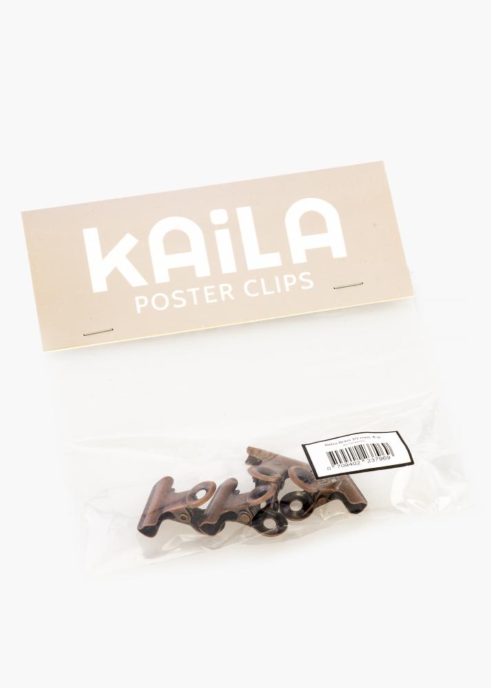 KAILA Póster Clip Retro Brass 20 mm - 4-p