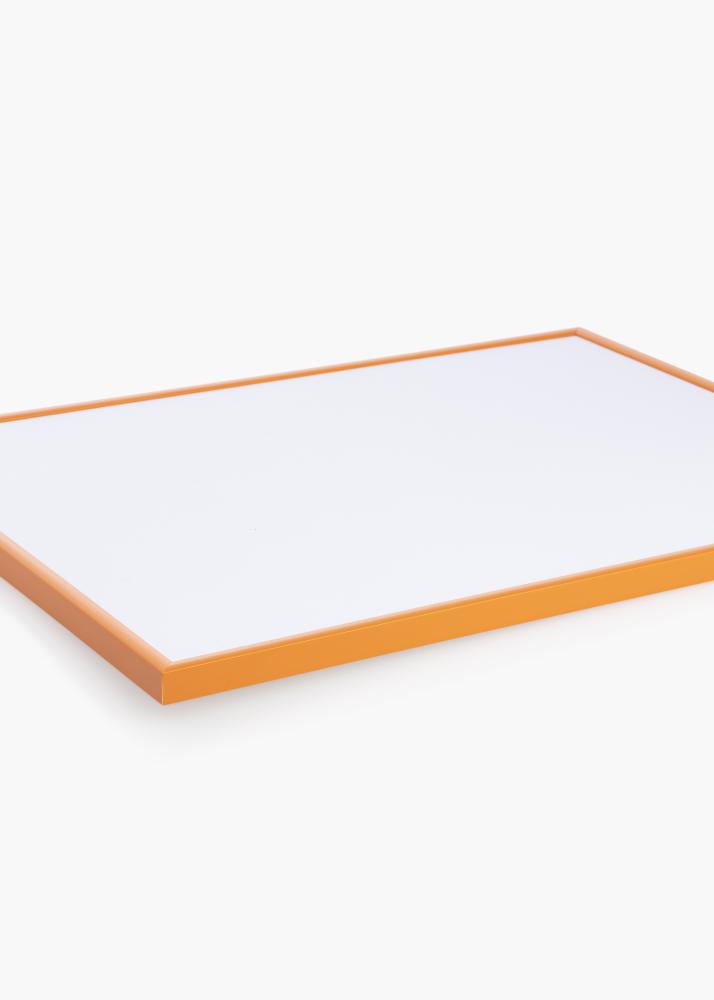 Moldura New Lifestyle Laranja-claro 70x100 cm - Passe-partout Branco 61x91,5 cm