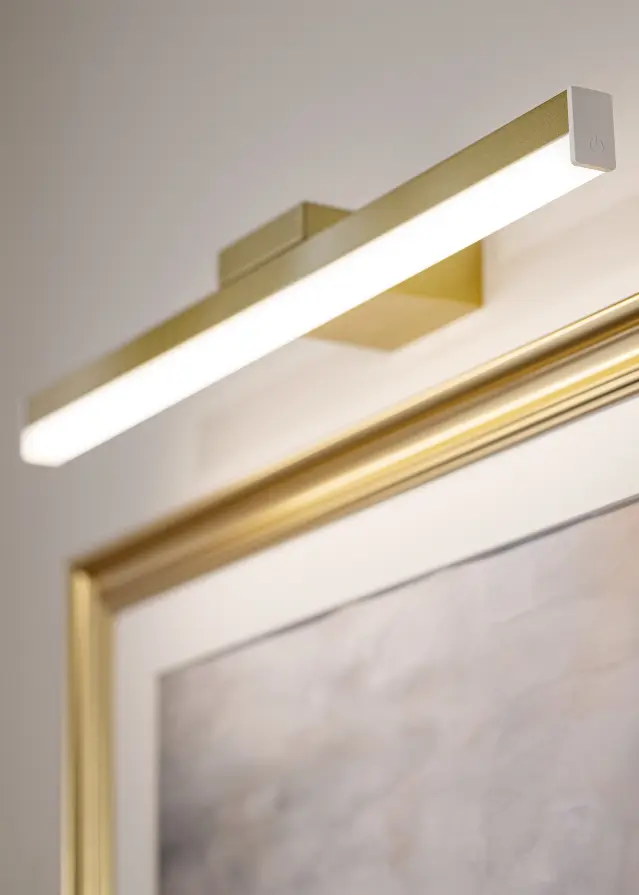 KAILA Glimmer Iluminação de Quadros a Pilhas 55 cm - Dourado