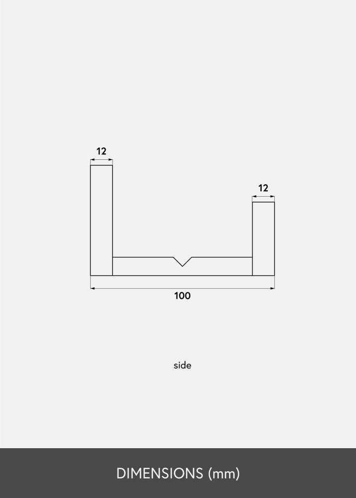 KAILA Prateleira para quadros Bambu 100 cm