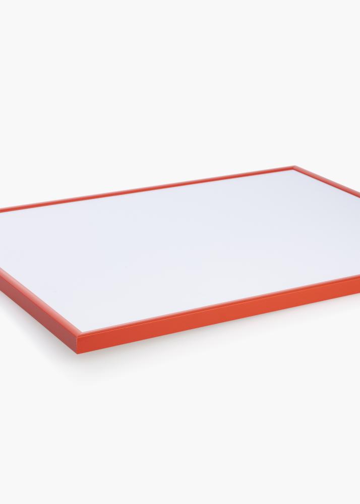 Moldura New Lifestyle Vermelho-claro 30x40 cm - Passe-partout Branco 21x29,7 cm