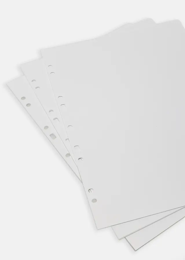 Folhas para álbuns Timesaver SA4 - 30 Folhas brancas